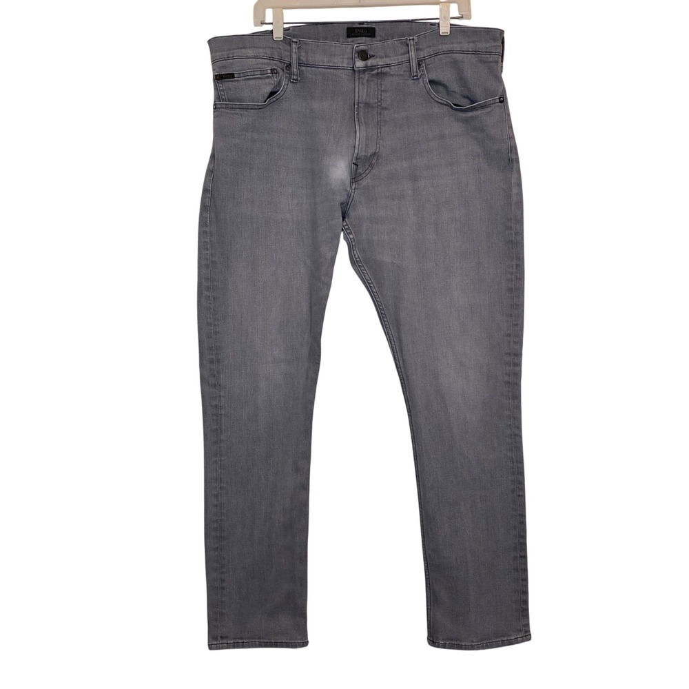 Polo Ralph‎ Lauren Men's Gray Jeans 38x32 Polyester Blend Casual Pants *Read